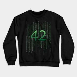 The ultimate answer to the Matrix Crewneck Sweatshirt